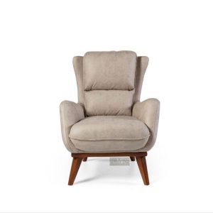 Classic wingback silhouette